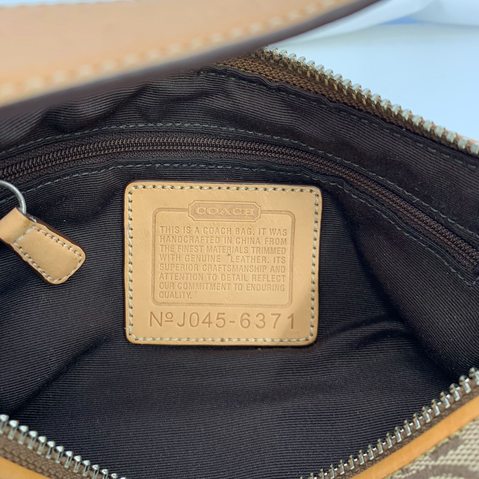 COACH コーチ シグネチャー ワンハンドルバッグ ワンショルダーバッグ 