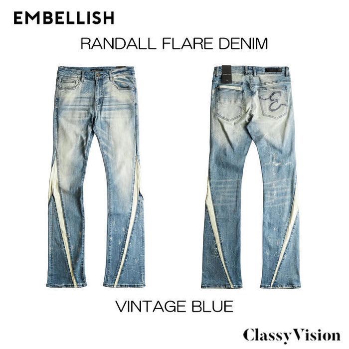 Embellish NYC RANDALL FLARE DENIM ストレッチフレアデニムパンツ 