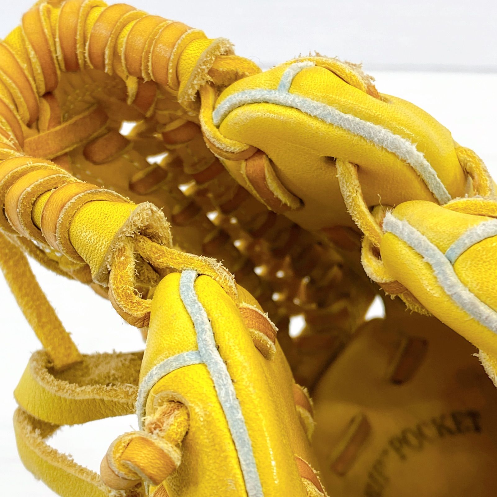 □ 久保田 Slugger スラッガー 軟式用 グローブ イエロー KSN-MS-1 内