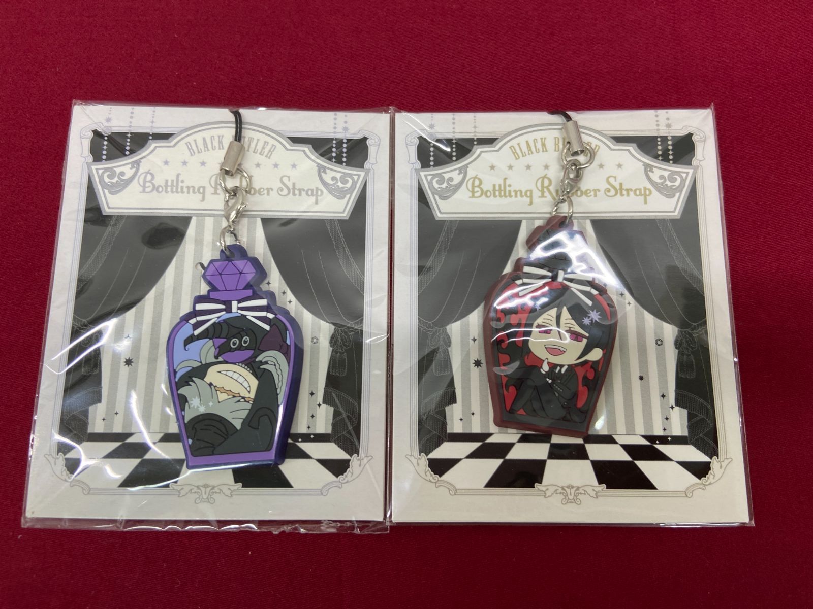 未開封】 黒執事 瓶詰め ラバーストラップ オフィシャルショップ限定