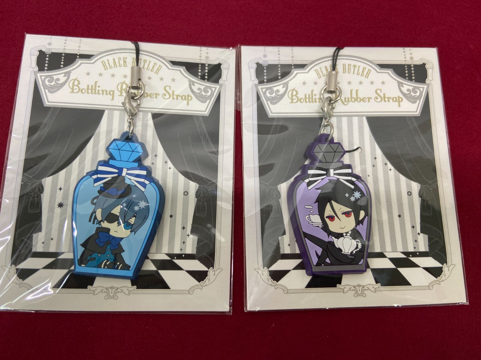 未開封】 黒執事 瓶詰め ラバーストラップ オフィシャルショップ限定