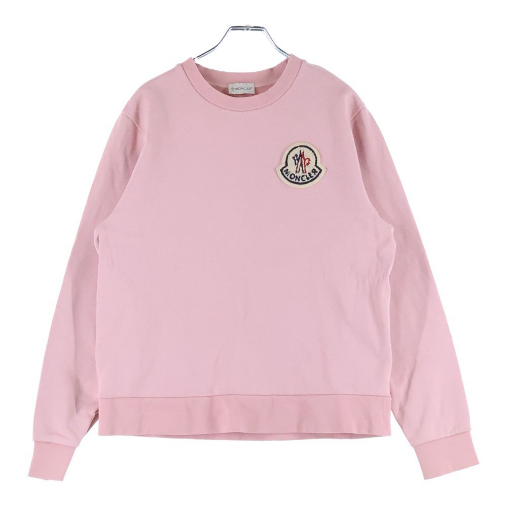MONCLER (モンクレール) 23AW パイル ワッペンロゴクルーネック プル