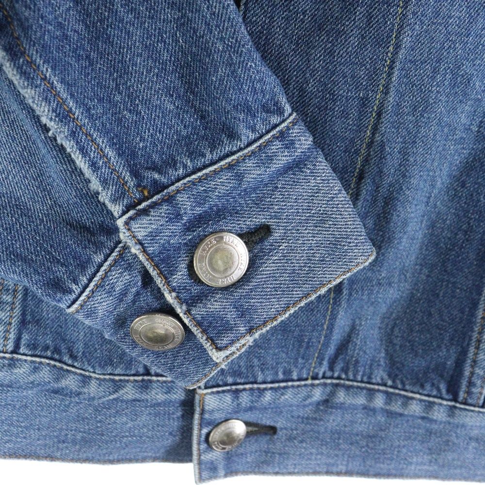 HYKE (ハイク) ヴィンテージ加工 デニムジャケット Gジャン インディゴ