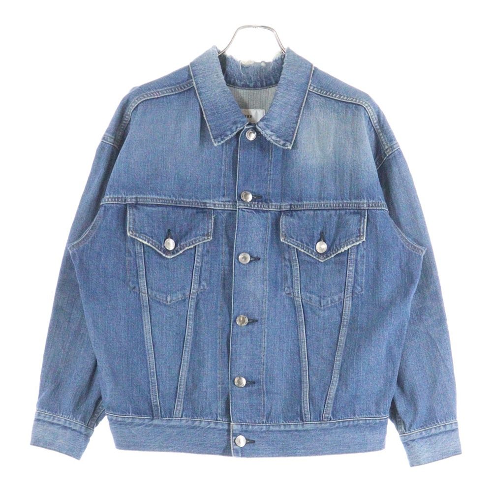ハイク/Gジャン/サイズ1 HYKE (ハイク) ヴィンテージ加工 デニムジャケット Gジャン インディゴ
