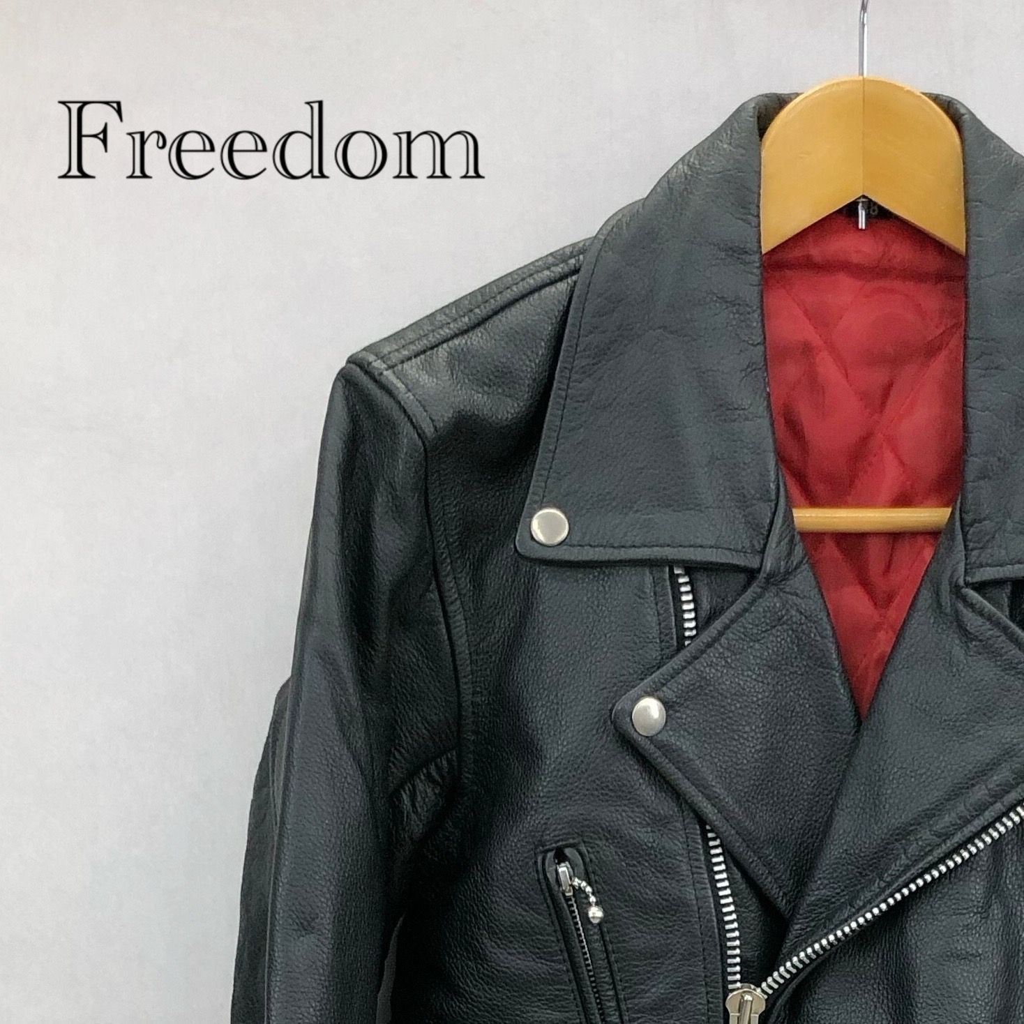 FREEDOM フリーダム ダブル ライダース ジャケット バッファロー 