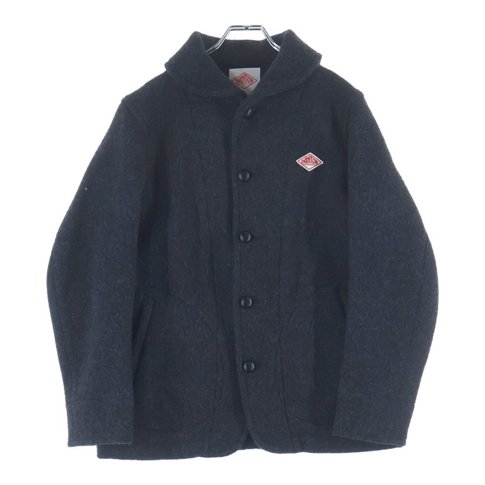 DANTON (ダントン) 丸襟 ウールモッサ ジャケット グレー JD-8237 WOM