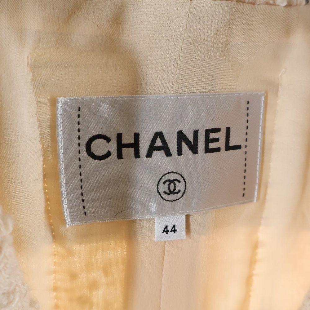 CHANEL (シャネル) 3B ココマークボタン ツイードジャケット ピンク
