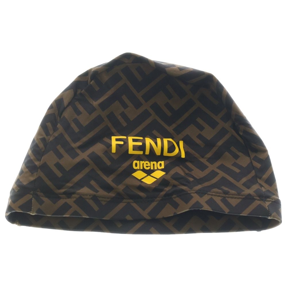 FENDI (フェンディ) ×ARENA アリーナ ズッカ柄スイムキャップ