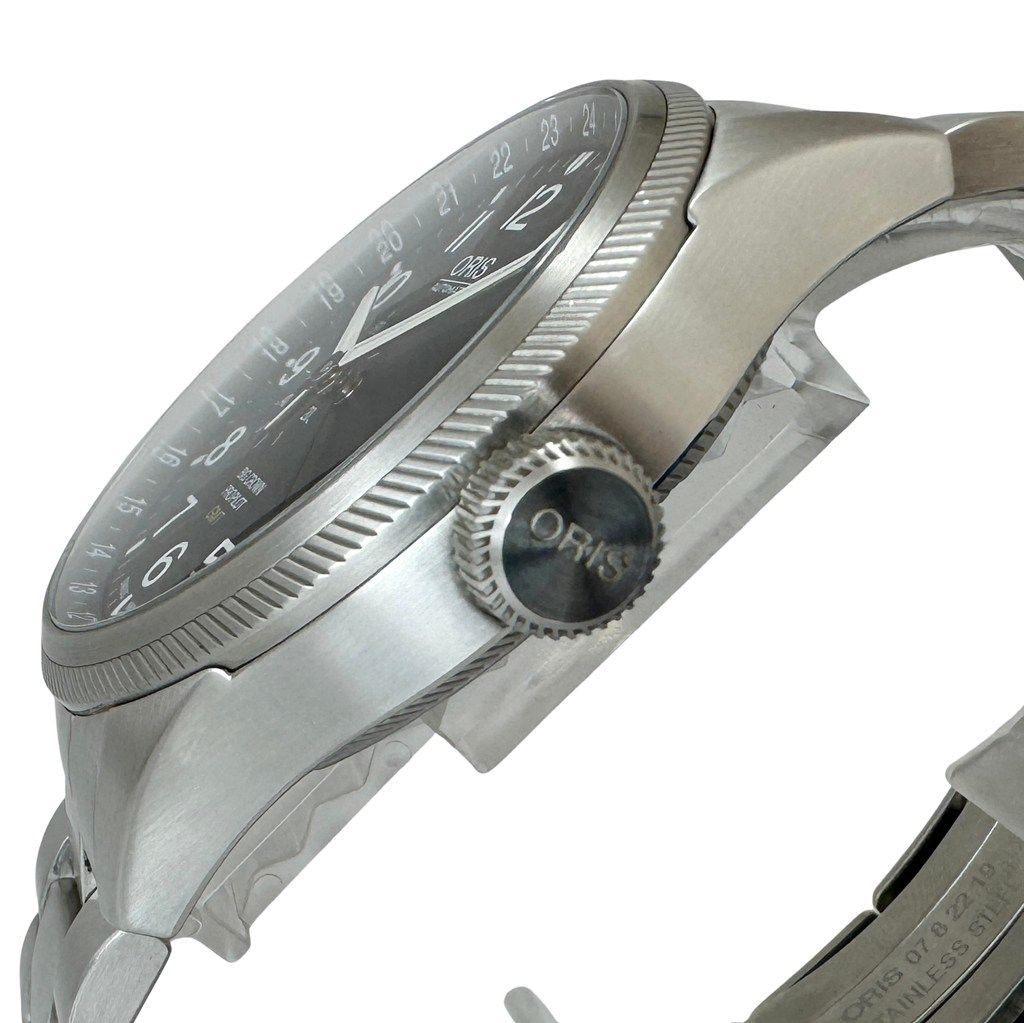 自動巻き ブラック文字盤