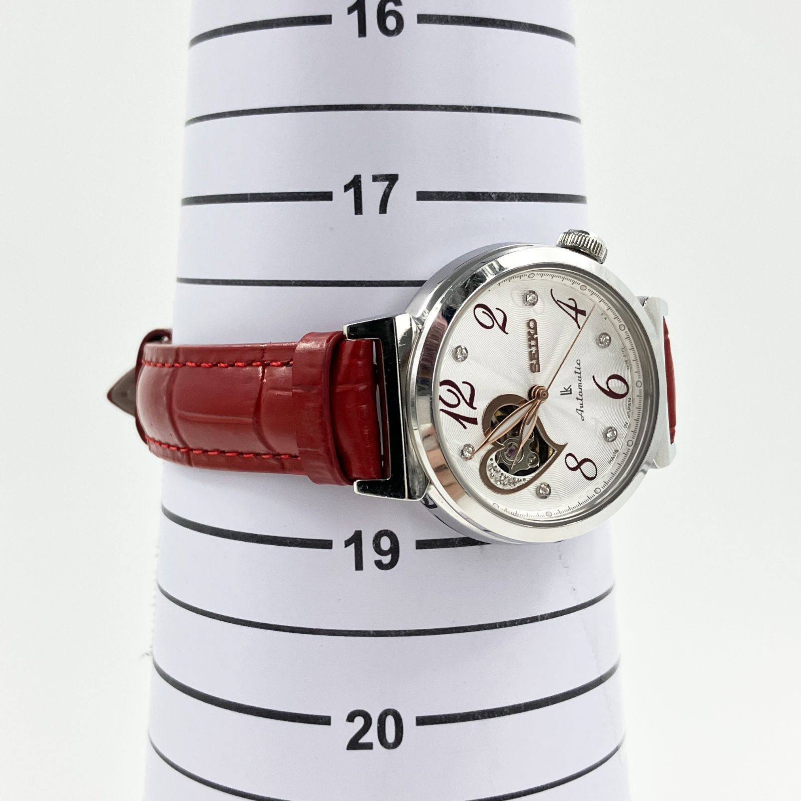 中古】セイコー SEIKO ルキア LUKIA 自動巻き オープンハート 4R38