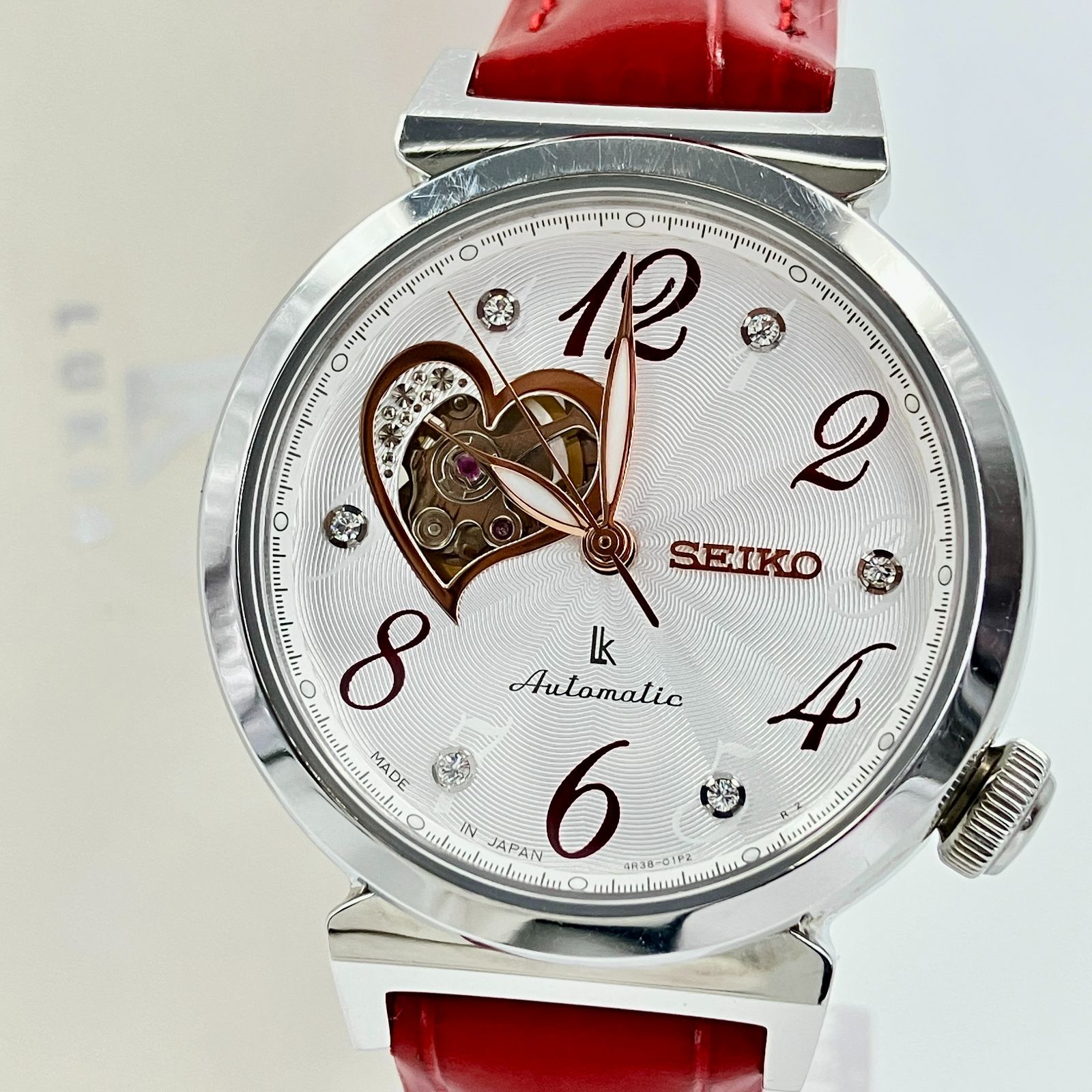 中古】セイコー SEIKO ルキア LUKIA 自動巻き オープンハート 4R38