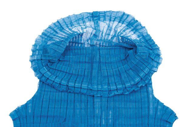 イッセイミヤケ ミーISSEY MIYAKE me ストレッチプリーツハイネック