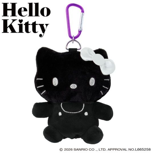 Hello Kitty (black ver.) golf ball pouch KTBP004 Sanrio