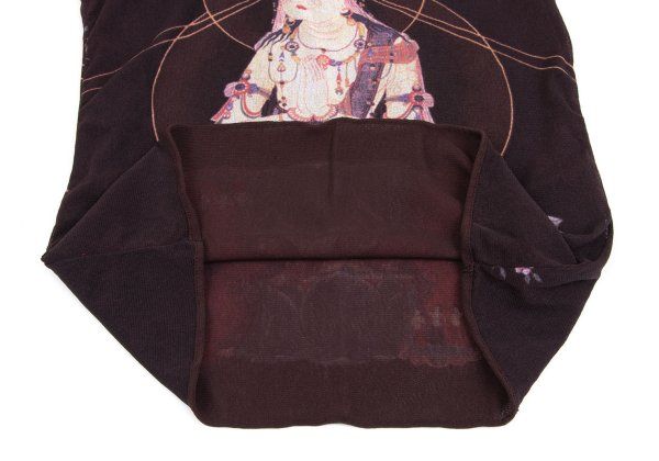 ヴィヴィアンタムVIVIENNETAM 仏陀プリントパワーネットノースリーブ