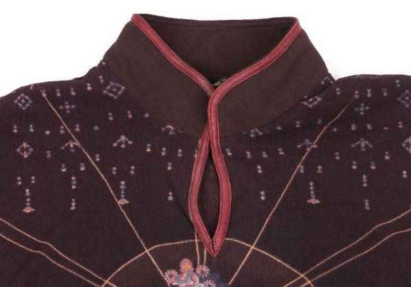 ヴィヴィアンタムVIVIENNETAM 仏陀プリントパワーネットノースリーブ