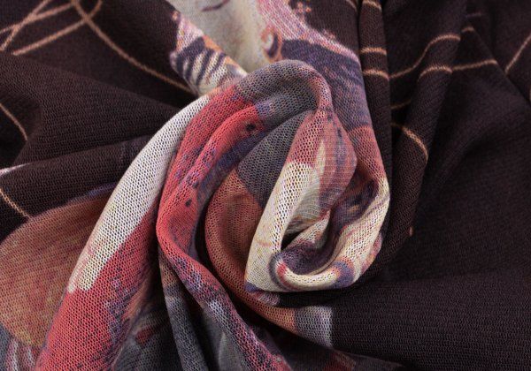 ヴィヴィアンタムVIVIENNETAM 仏陀プリントパワーネットノースリーブ