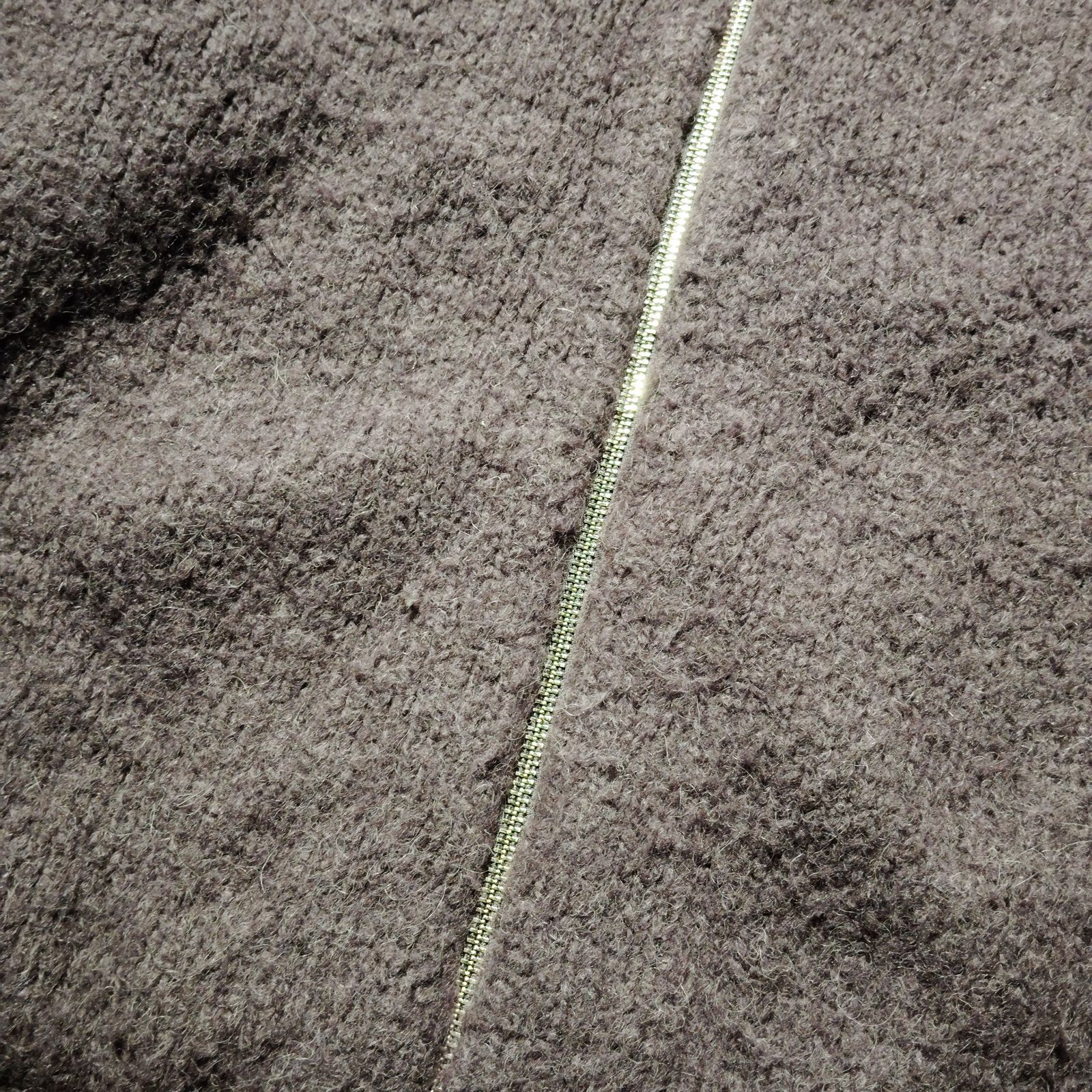 H BEAUTYu0026YOUTH バブルヤーン ポロカラー ジップジャケット エイチ 