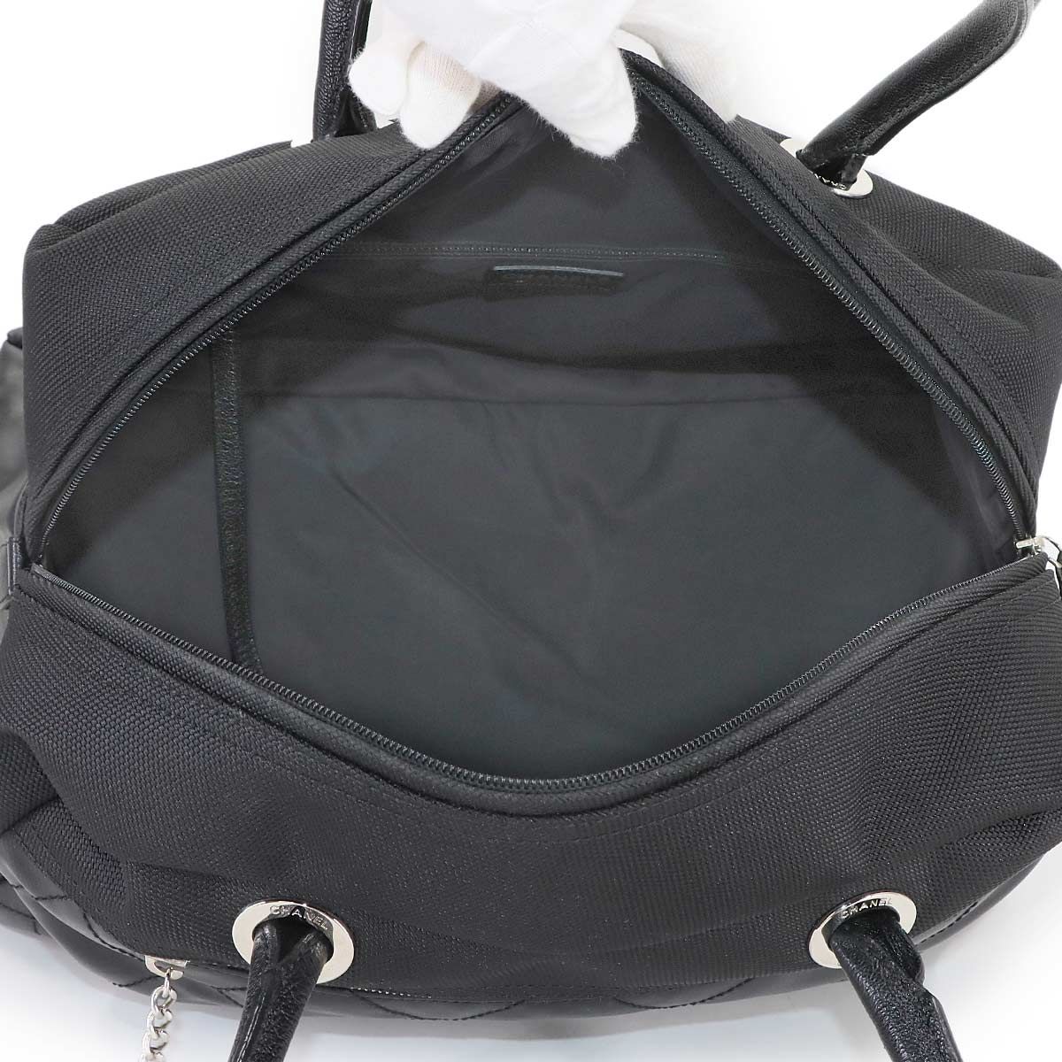 未使用 展示品 シャネル CHANEL パリビアリッツ ボストン バッグ PVC 