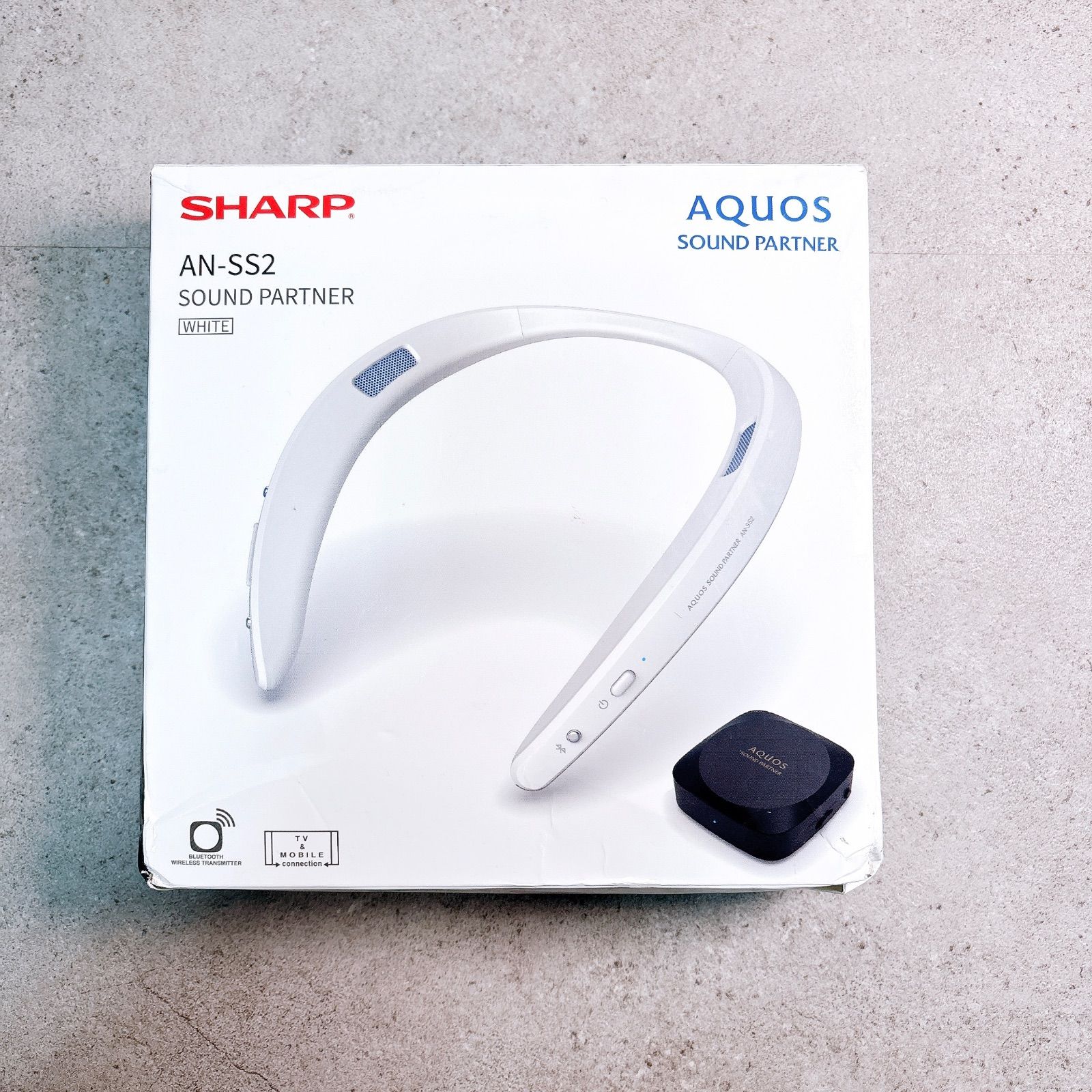 現状品 SHARP サウンドパートナー AN-SS2 ネックスピーカー SHARP