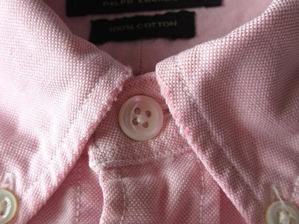 ダブルアールエル ラルフローレン シャツ ピンク ボタンダウン XS 1788