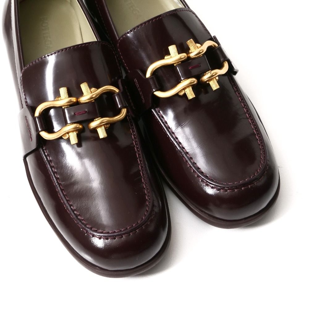 BOTTEGA VENETA レザーローファー ムッシュ サイズ37 1/2