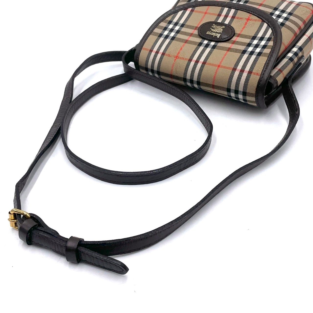 美品○ BURBERRY バーバリー ショルダーバッグ ノバチェック 