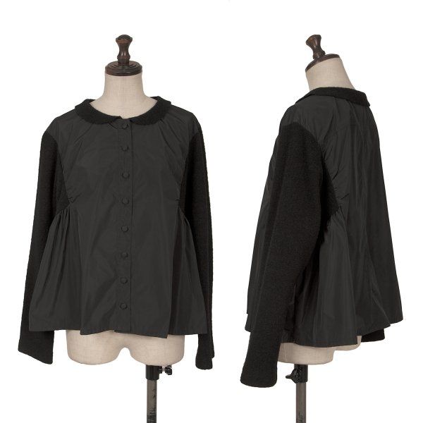 トクコプルミエヴォルTOKUKO 1er VOL 異素材切替ラウンドカラー