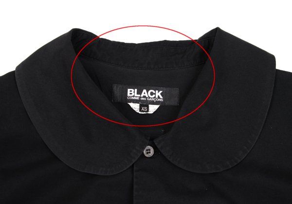 ブラックコムデギャルソンBLACK COMME des GARCONS コットンラウンド