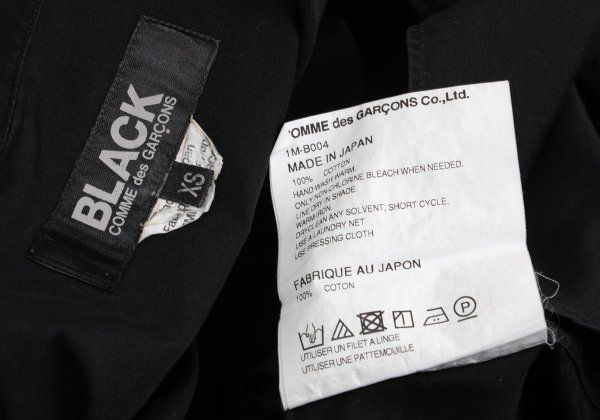 ブラックコムデギャルソンBLACK COMME des GARCONS コットンラウンド