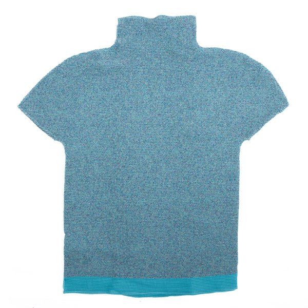 イッセイミヤケミーISSEY MIYAKE me ファブリックプリントヘム切替