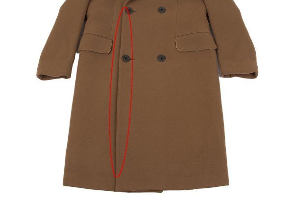 ジャンポールゴルチェオム オンワード樫山 ロングトレンチコート ブラウン 48 ジャンポールゴルチエ オムJean Paul GAULTIER HOMME ウールメルトン