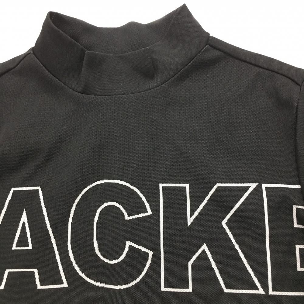 ジャックバニー（Jack ジャックバニー 長袖ハイネックシャツ 黒×白 フロントロゴ レディース 2(L) ゴルフウェア Jack Bunny Bunny!!） 長袖 ハイネックシャツ メンズ 通販