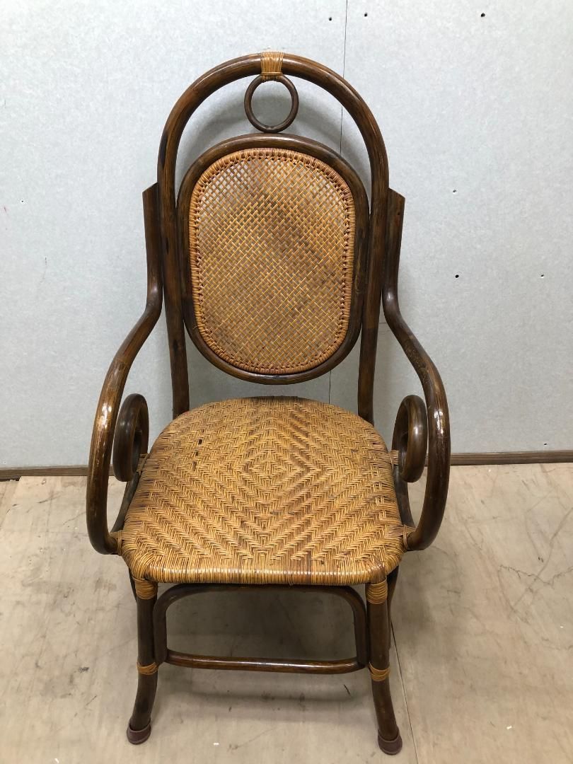 藤 ラタンチェア イス ヴィンテージ ラタン 藤家具 250226-3 ラタン