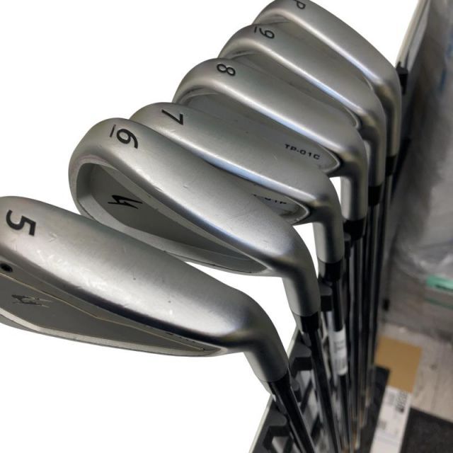 中古】 つるや GOLDEN PRIX TP-01 6S アイアンセット IR 純正特注