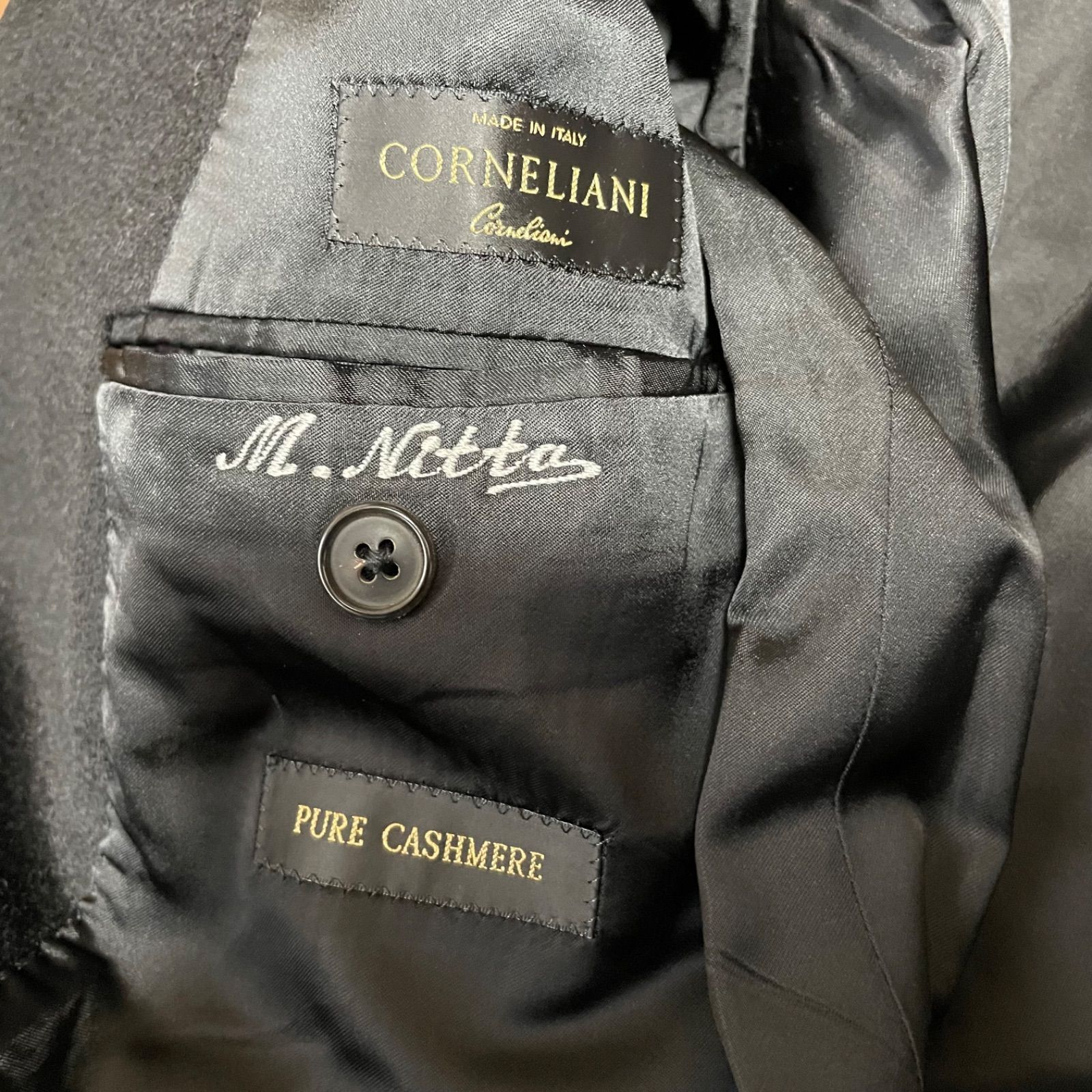 美品】CORNELIANI コルネリアーニ チェスターコート カシミヤ100