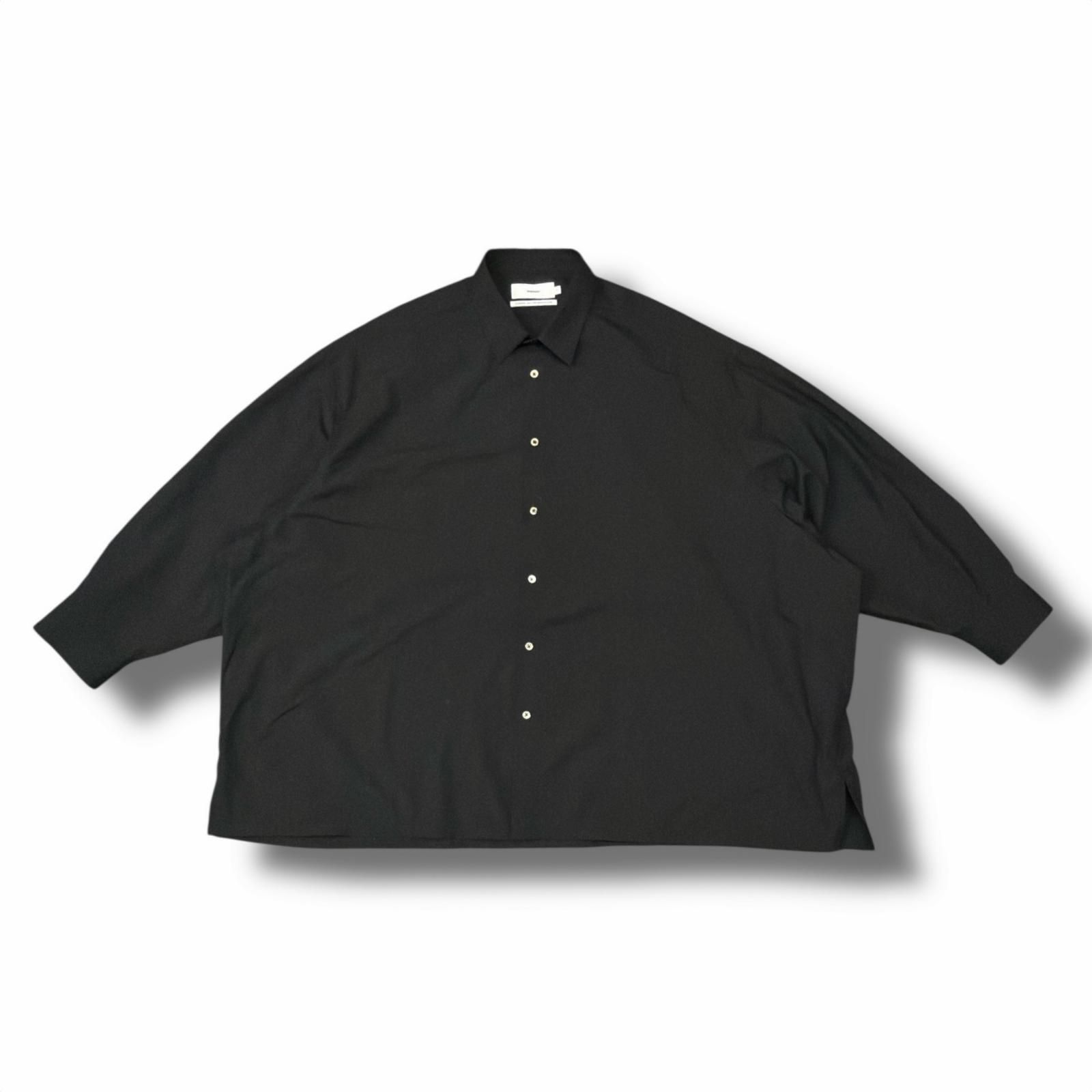 参考上代30800円 Graphpaper 21AW WOOL TROPICAL OVERSIZED SHIRT