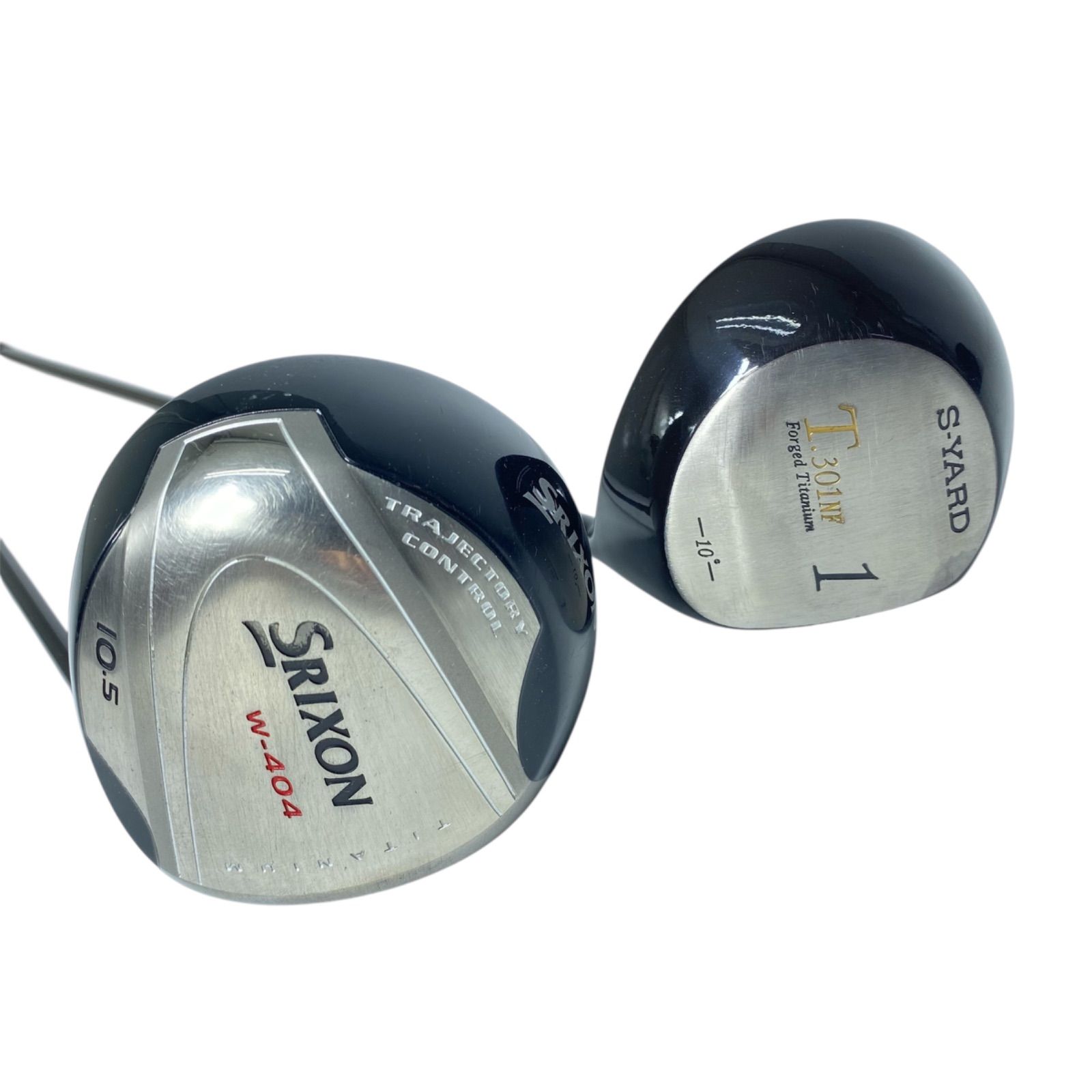 ドライバー 2本セット S-YARD T.301NF 10° R-1 45in / SRIXON カバー付 
