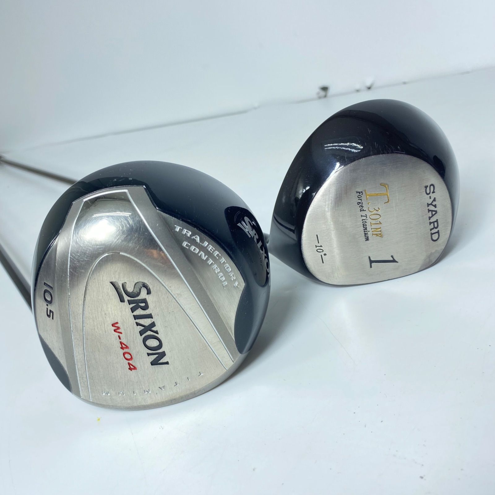 ドライバー 2本セット S-YARD T.301NF 10° R-1 45in / SRIXON カバー付 
