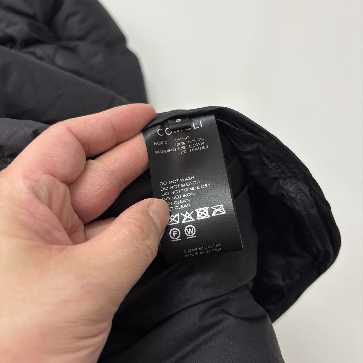 25aw 2025 未使用 COMOLI コモリ DOWN JACKET ダウン ジャケット C03 