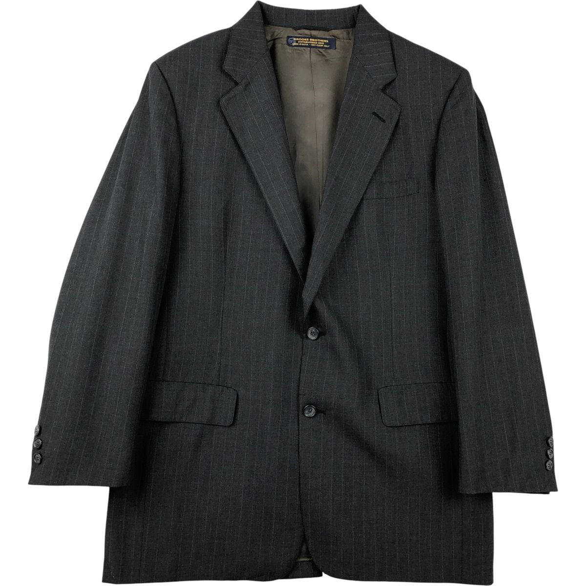 古着 80~90年代 ブルックスブラザーズ Brooks Brothers ストライプ柄 ブレザー テーラードジャケット USA製 メンズL相当 ヴィンテージ/eaa613370 メンズ 古着 80~90年代 ブルックスブラザーズ Brooks Brothers