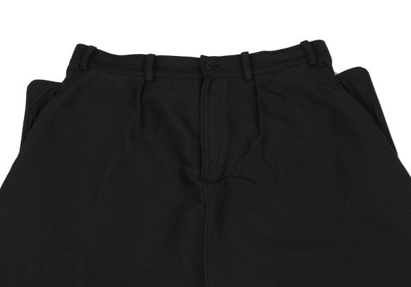 【お買い得,大得価】 ビーヨウジヤマモトB Yohji Yamamoto ポリフラップポケットサルエルパンツ 黒2