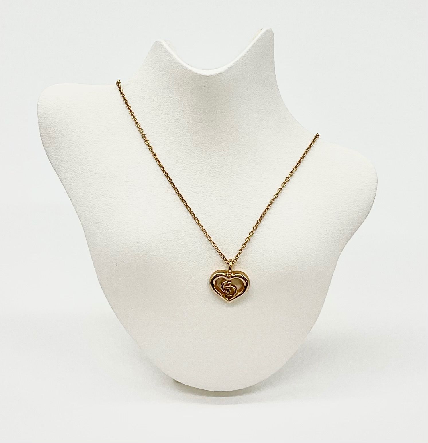 Dior ディオール CD ロゴ ハート GP ネックレス - メルカリ