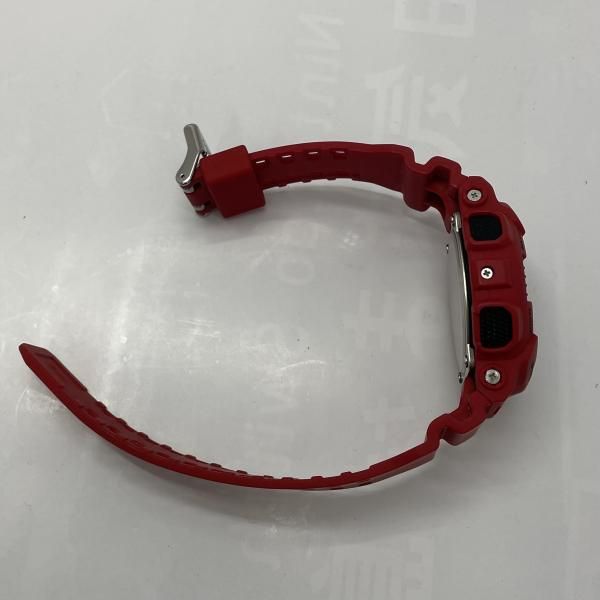中古】G-SHOCK 腕時計 クォーツ GA-100B-4AJF 赤 箱なし ジーショック