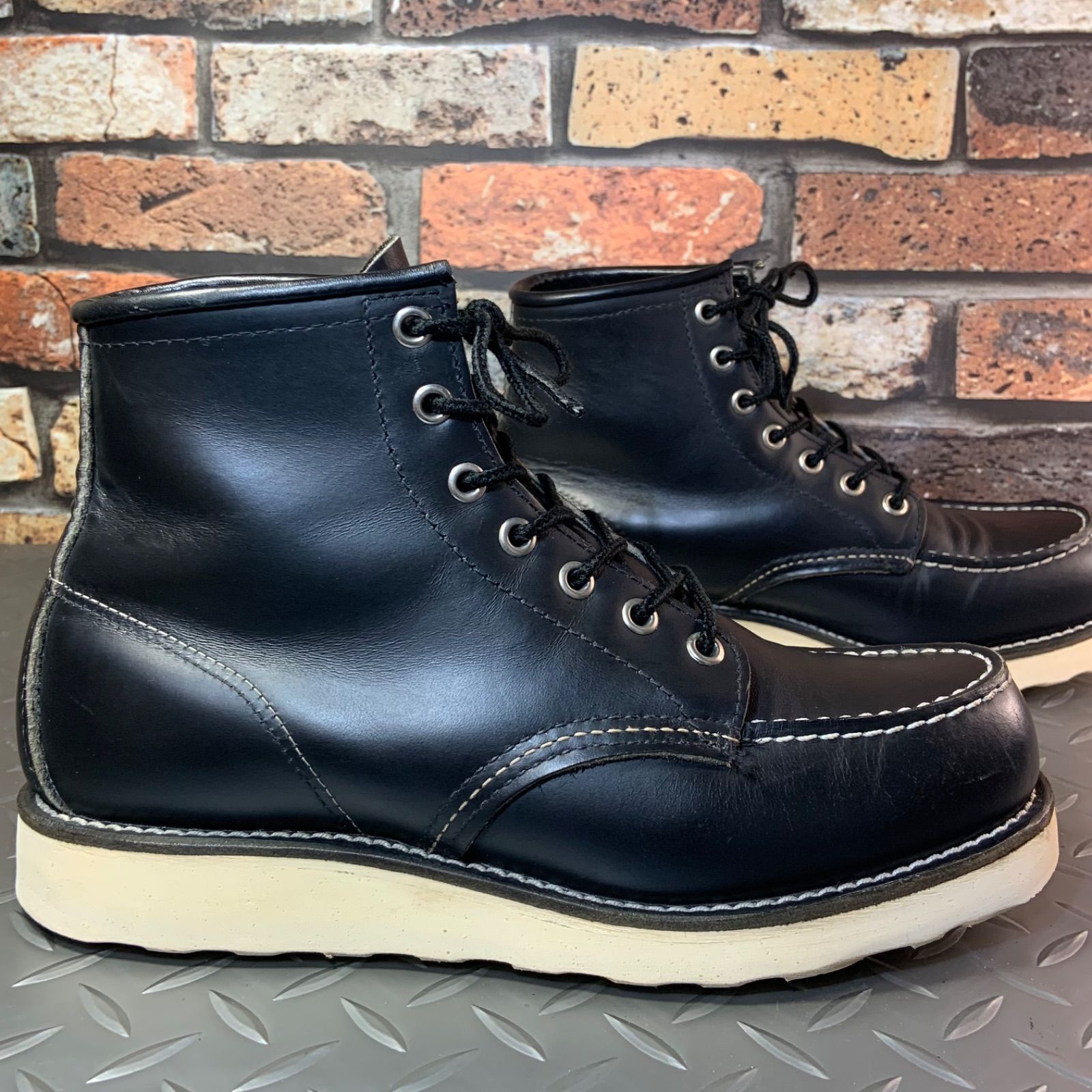 ☆REDWING 8179 モックトゥワークブーツ 刺繍羽タグ 1999年製 US6.5E
