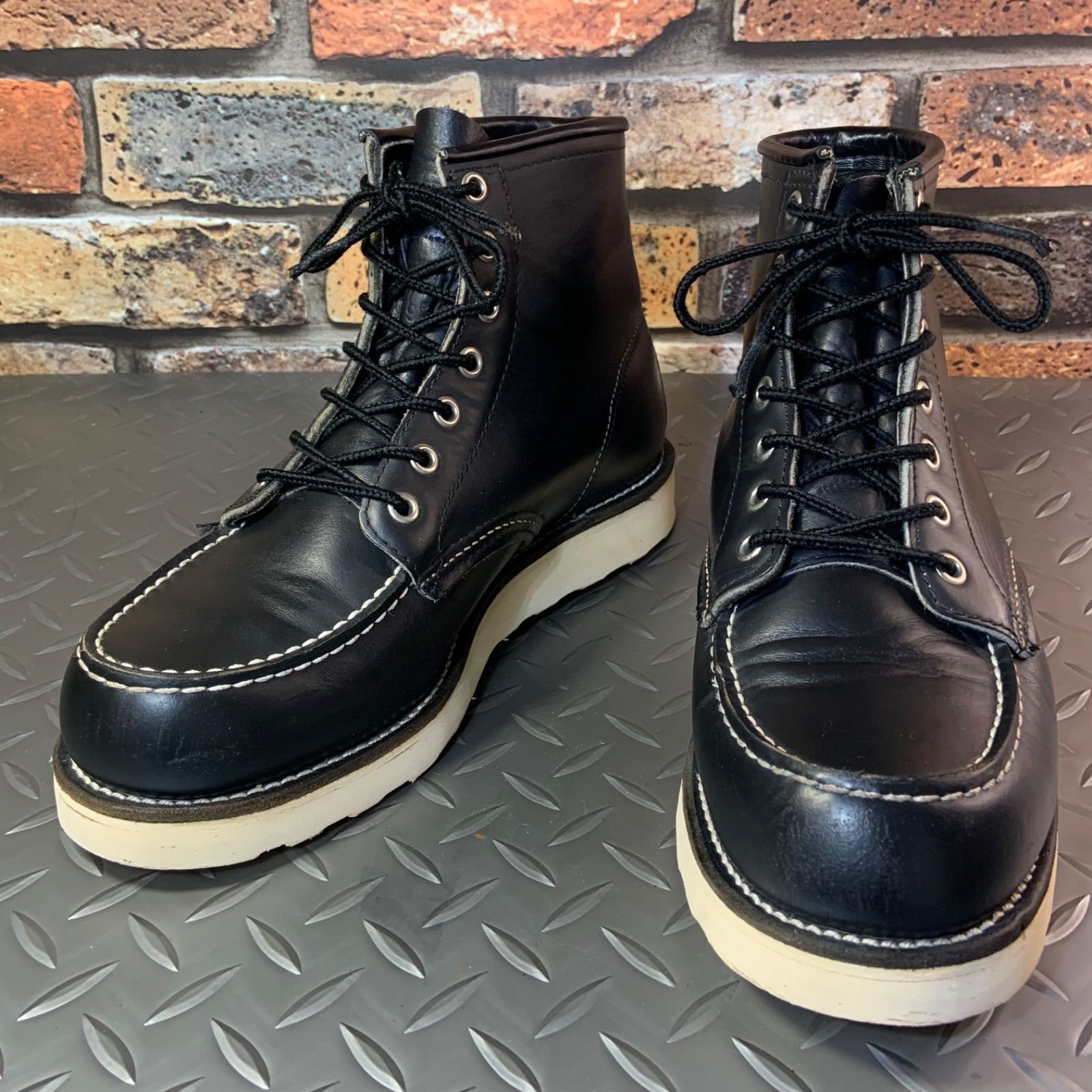 ☆REDWING 8179 モックトゥワークブーツ 刺繍羽タグ 1999年製 US6.5E