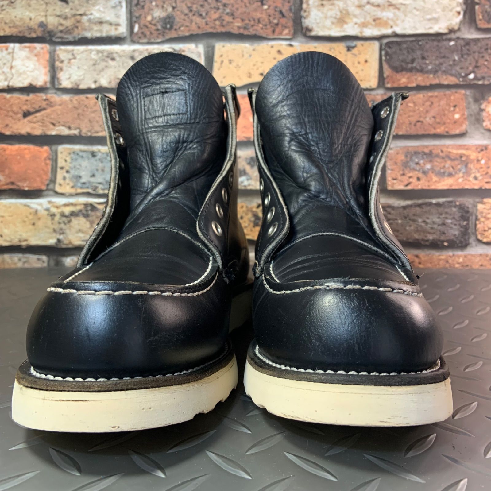 ☆REDWING 8179 モックトゥワークブーツ 刺繍羽タグ 1999年製 US6.5E