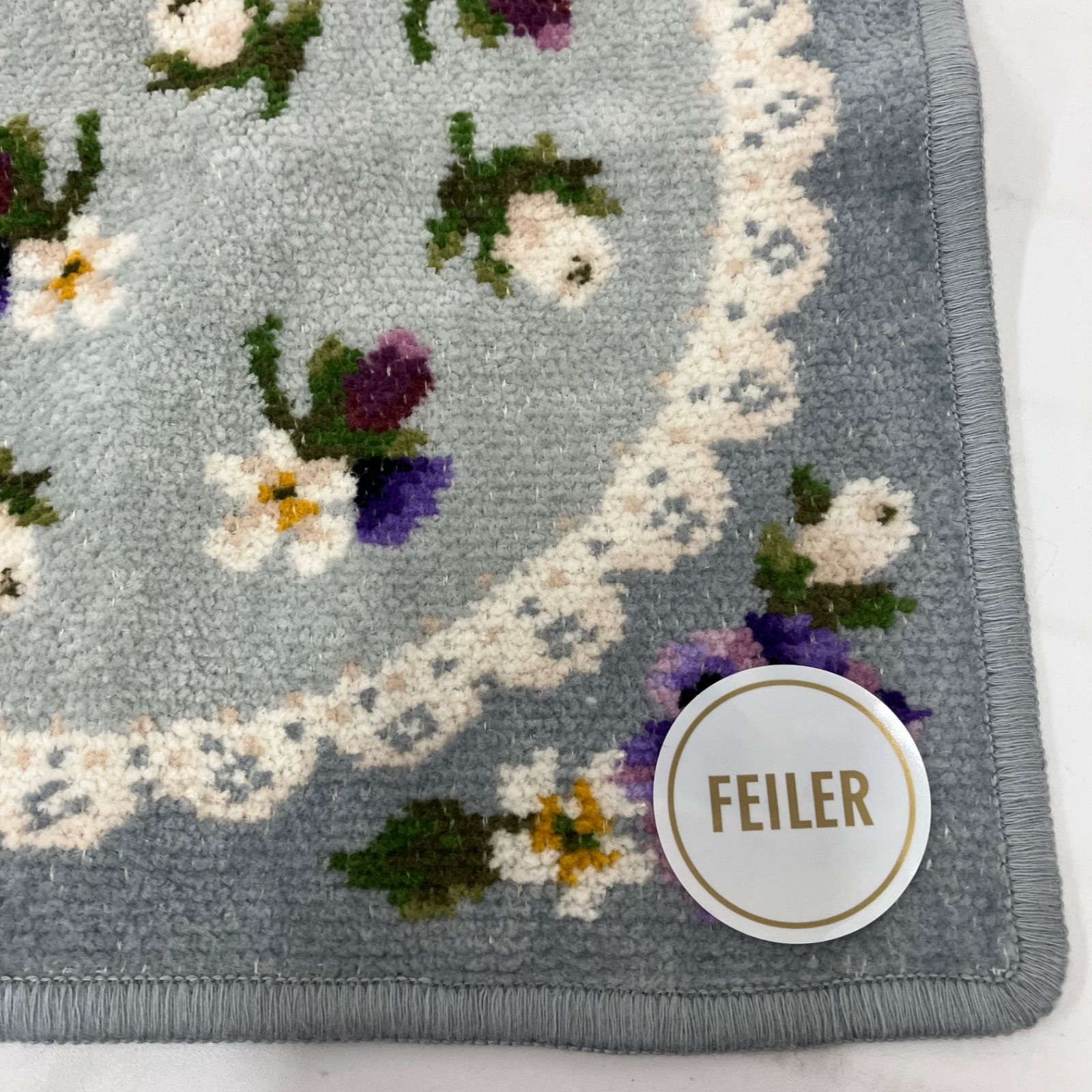 9120 FEILER フェイラー ハンカチ ナイツドリーム ライトグレー グレー