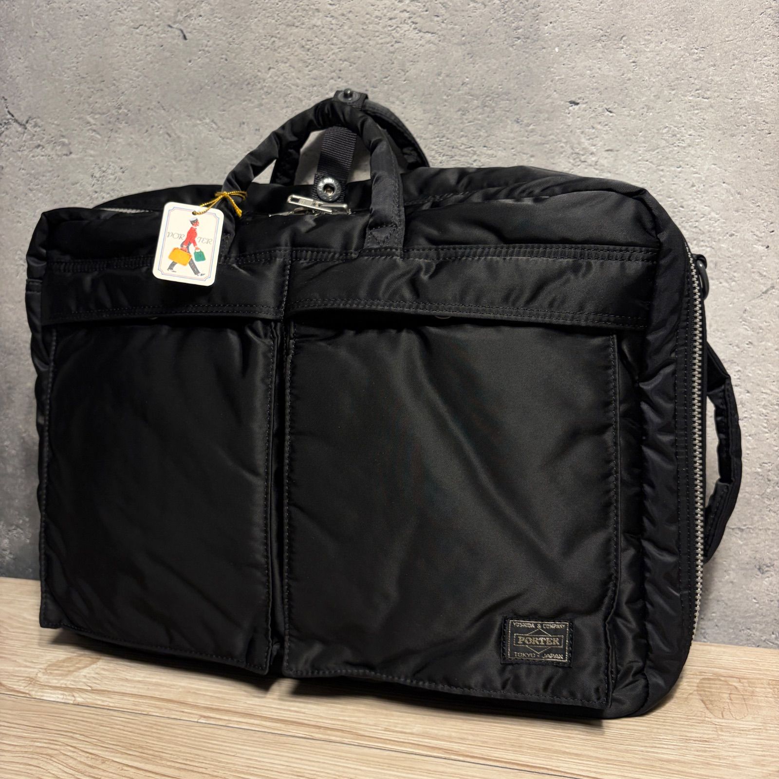 PORTER TANKER 3WAY ブリーフケース ブラック 旧ファスナー ショルダー