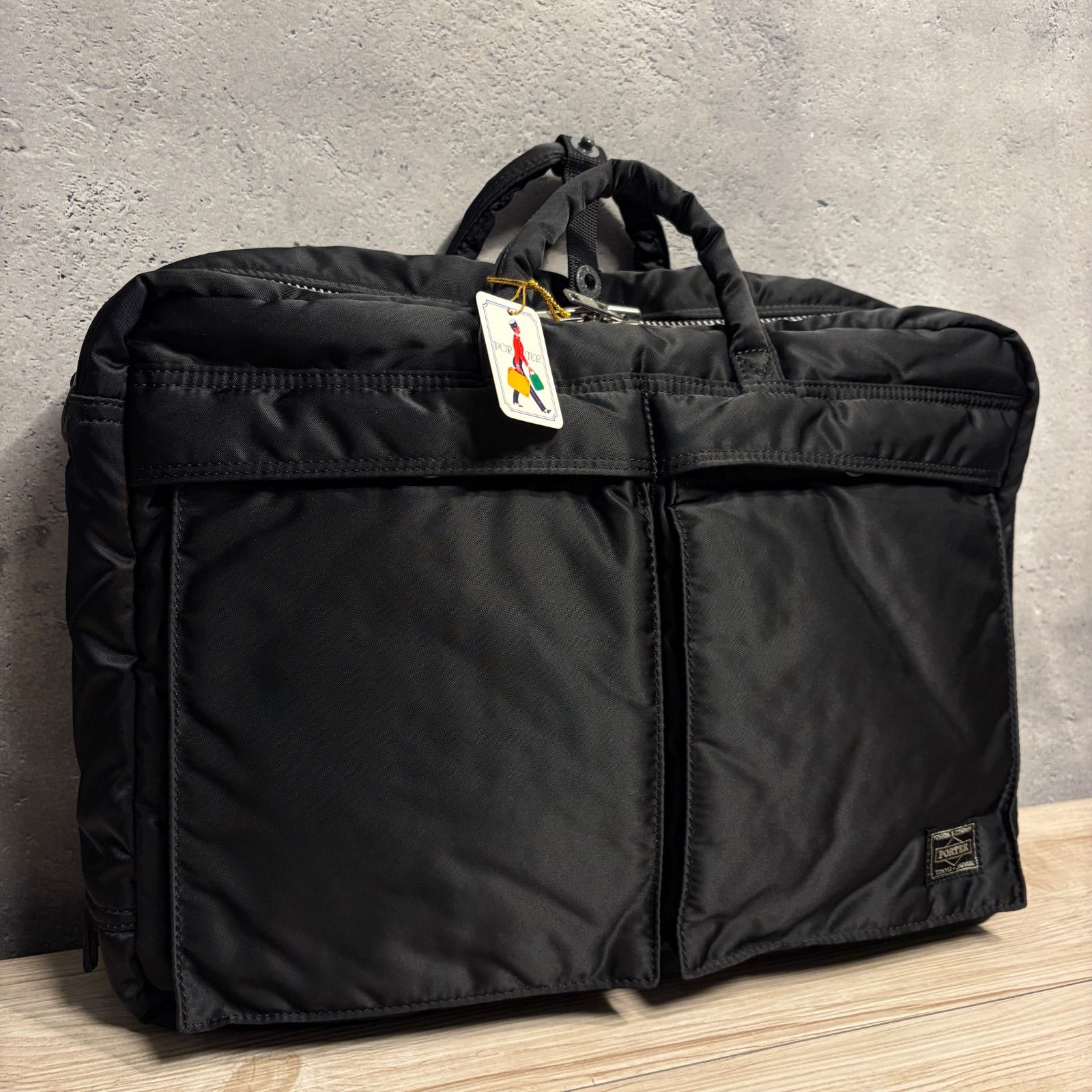 PORTER TANKER 3WAY ブリーフケース ブラック 旧ファスナー ショルダー