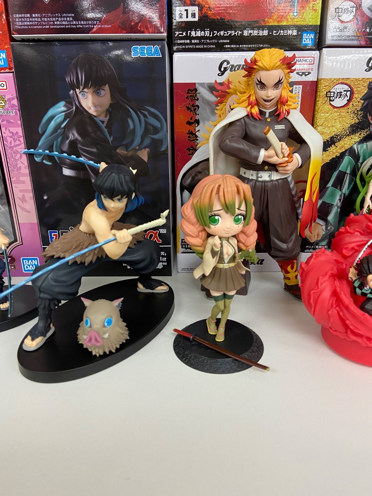 【28点】鬼滅の刃 一番くじ 最新プライズフィギュア まとめ売り 鬼滅の刃 プライズ 一番くじ フィギュア まとめ 開封済み混在 かぶり